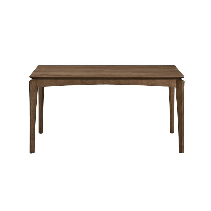 Wren Mid-Century 6-Seater Rubberwood Dining Table with Walnut Veneer by Christopher Knight Home