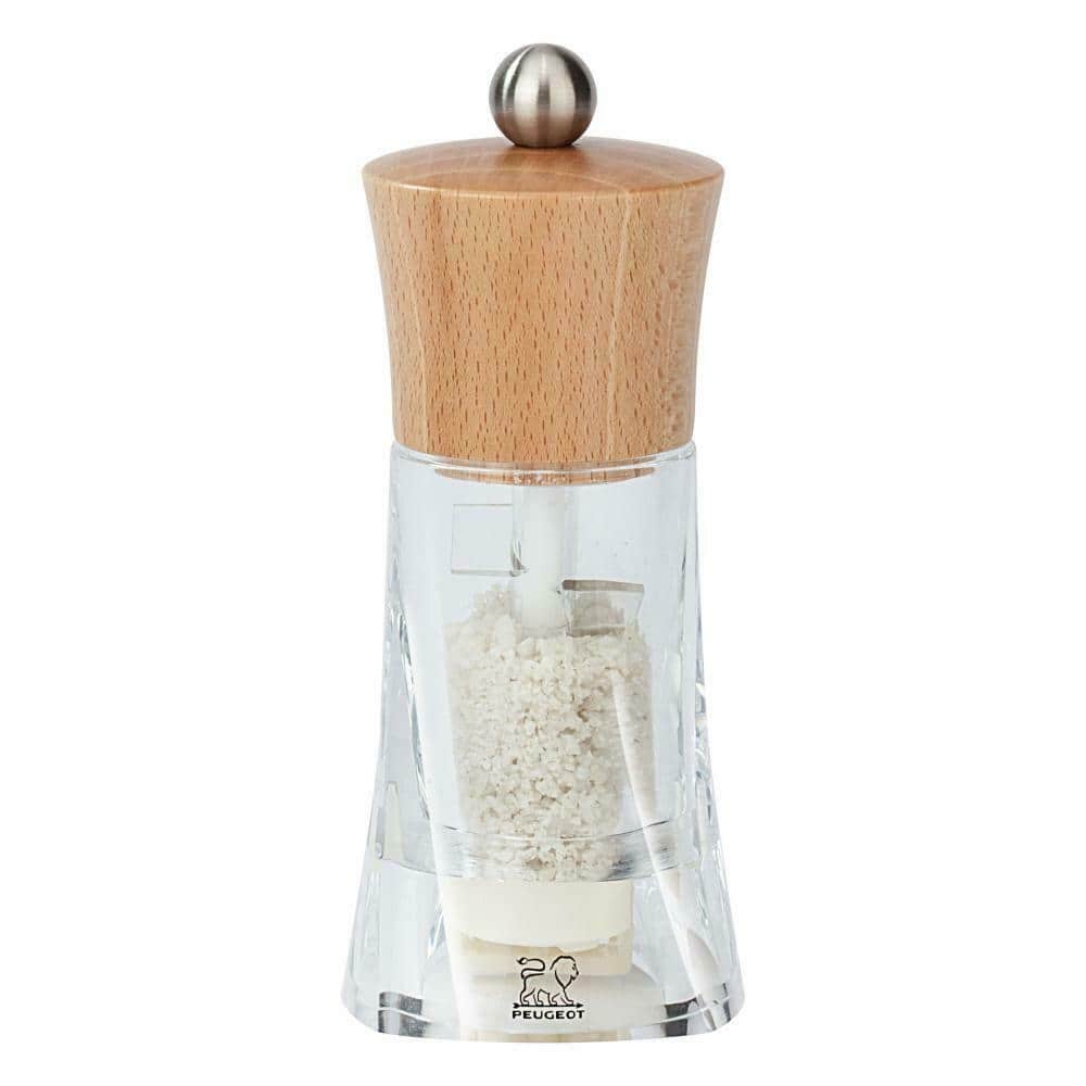Peugeot Oleron Grey "Wet" Salt Mill, 5-1/2" Natural, Ceramic Mechanism