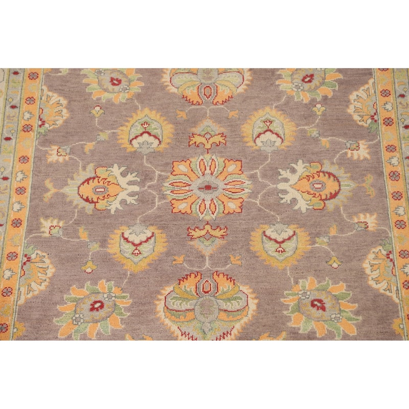 Kazak Area Rug Hand-Knotted Bedroom Wool Carpet - 6'8" x 9'10"