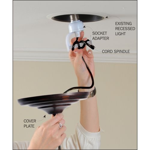 Pendant to recessed light new arrivals