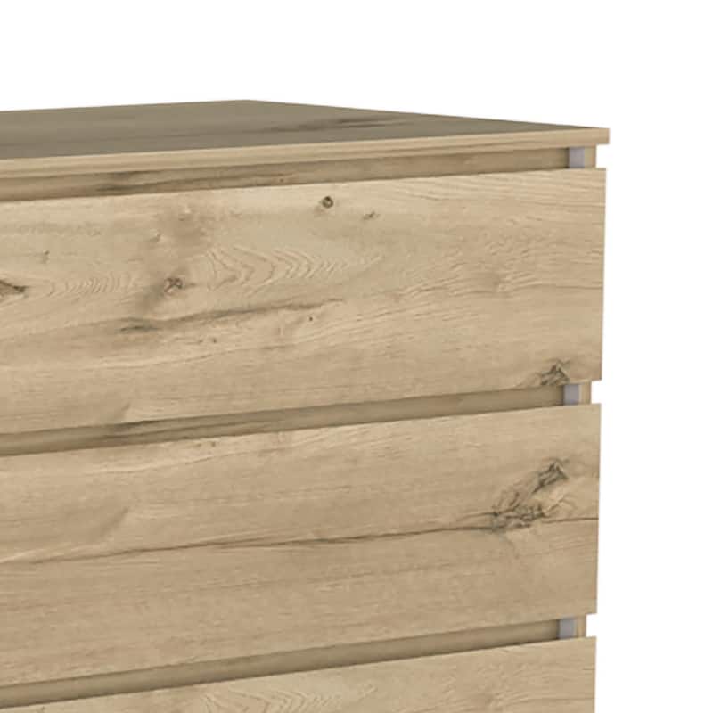 Minimalist Design Double Dresser with Six Drawers