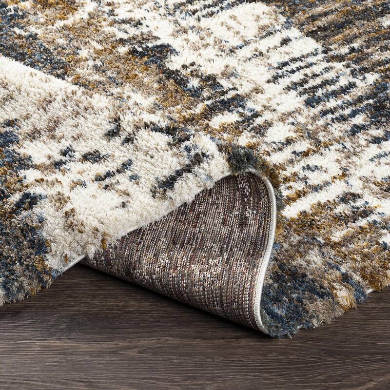 Livabliss Celestial Shag Bohemian & Eclectic Abstract Area Rug