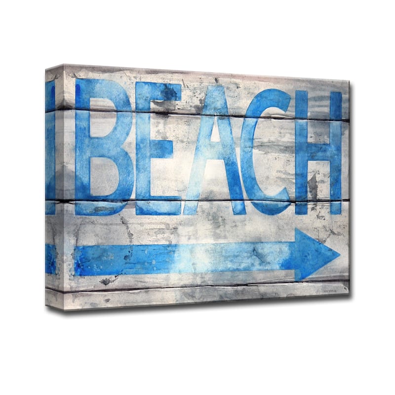 'Beach that Way' Wrapped Canvas Wall Art by Norman Wyatt Jr.