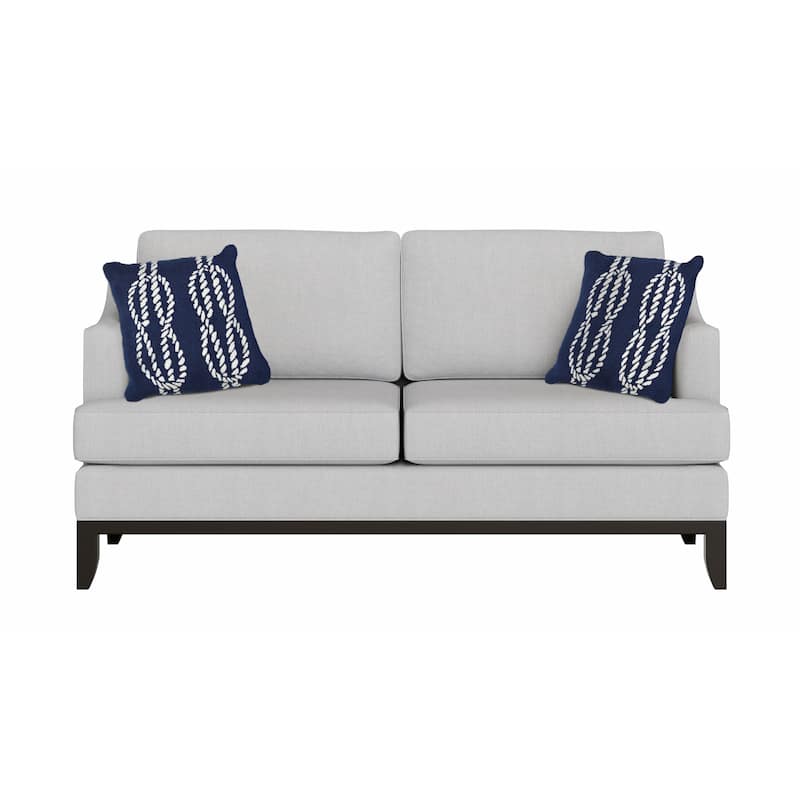 Liora Manne Frontporch Ropes Indoor/Outdoor Pillow Navy 18" Square