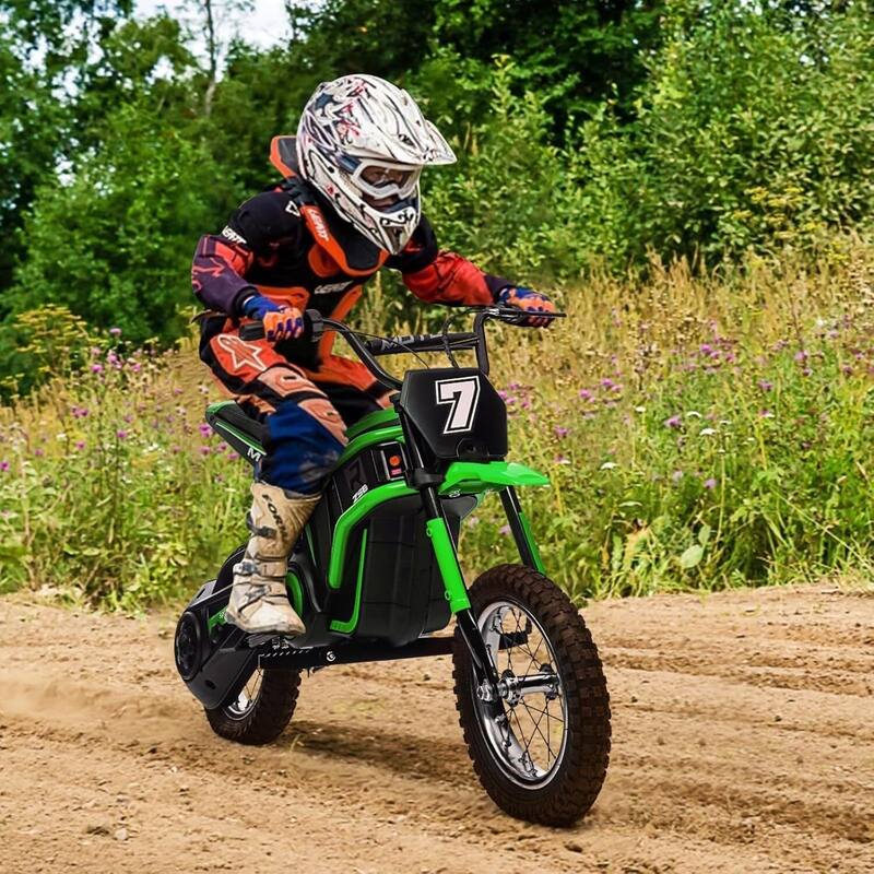 Electric 2-Speed Modes Kids Dirt Bike Toy Motorcycle for Kids Best Gifts