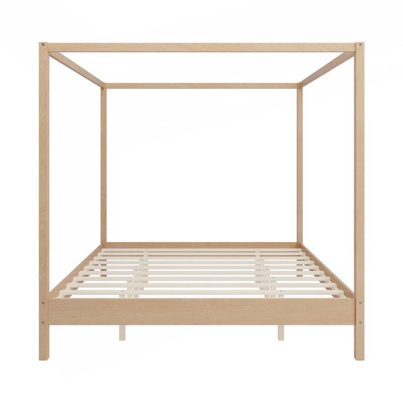 Sturdy and Stylish Four-Poster Canopy Bed Frame for Dreamy Bedrooms