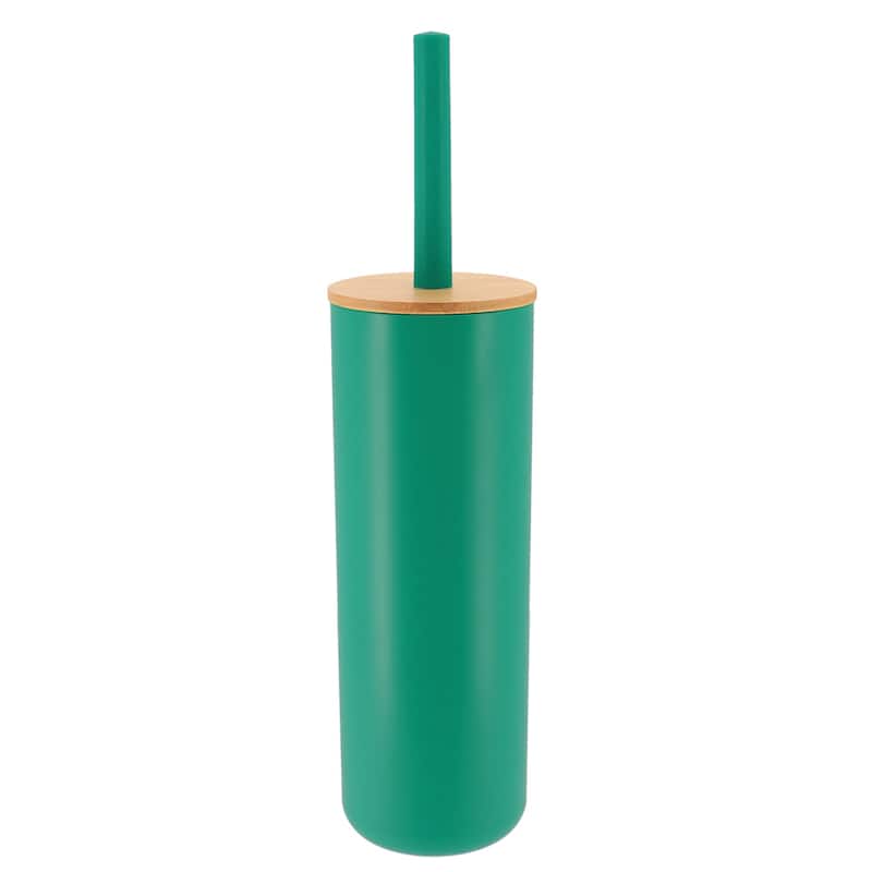 Padang Bathroom Accessories Set Bamboo - Toilet Brush Holder Only - Green Caribbean Bamboo