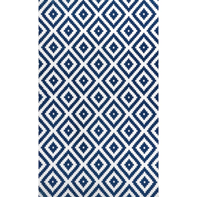 Nuloom Kellee SpinClean Machine Washable Modern Diamonds Area Rug