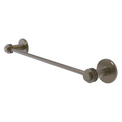 Allied Brass Mercury Collection 24 Inch Towel Bar with Dotted Accent