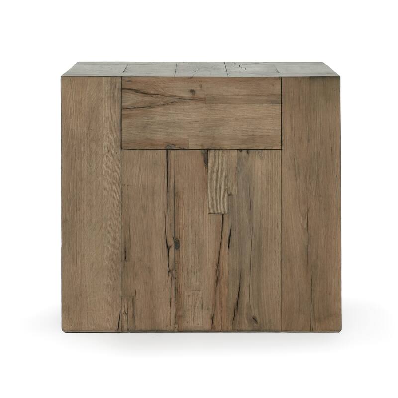 Classic Home Bristol Cracked Oak 24" End Table