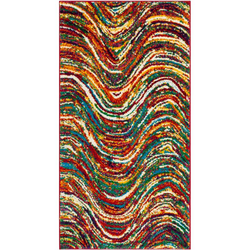 SAFAVIEH Aruba Vezira Boho Abstract Rug