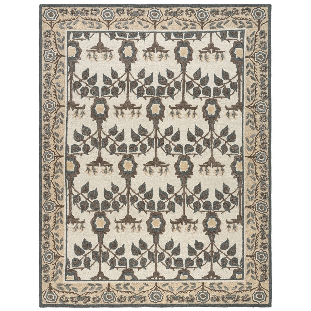 SAFAVIEH Handmade Earthly Treasure Aurelija Traditional Wool Rug