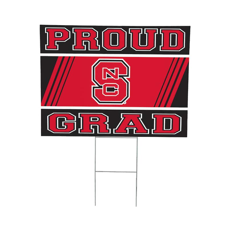 North Carolina State University 24" x 18" Graduation Coroplast Outdoor Yard Sign