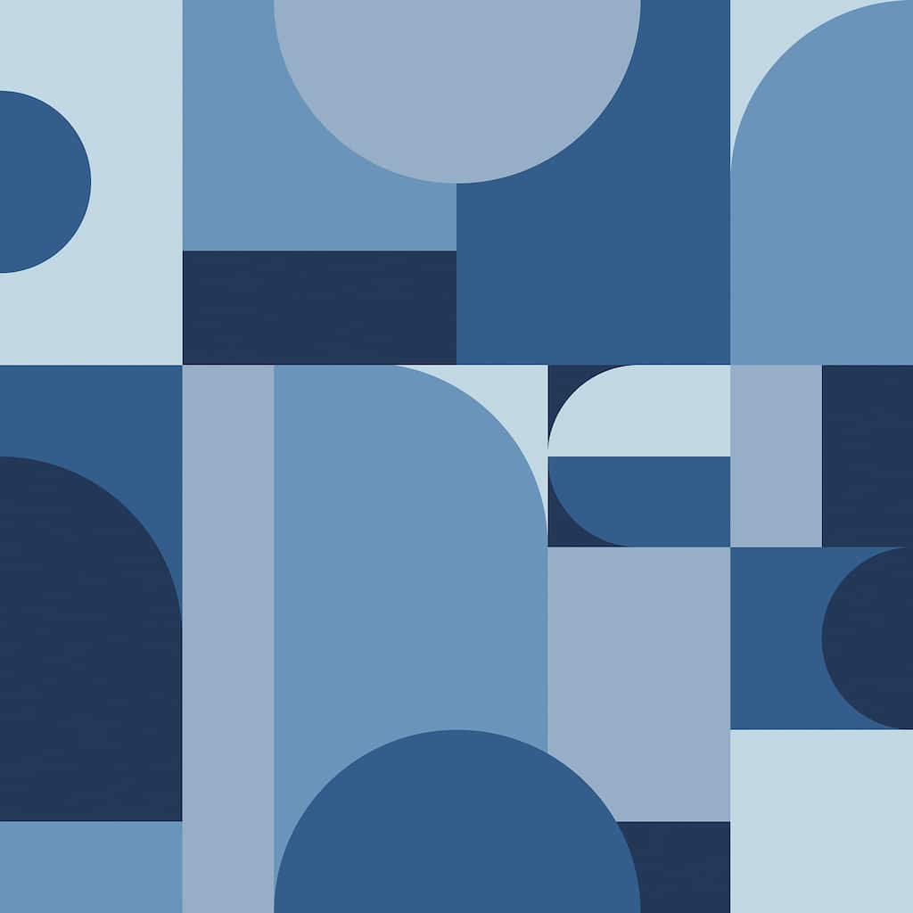 Very Gay Paint Boxanne Blue Peel and Stick Wallpaper