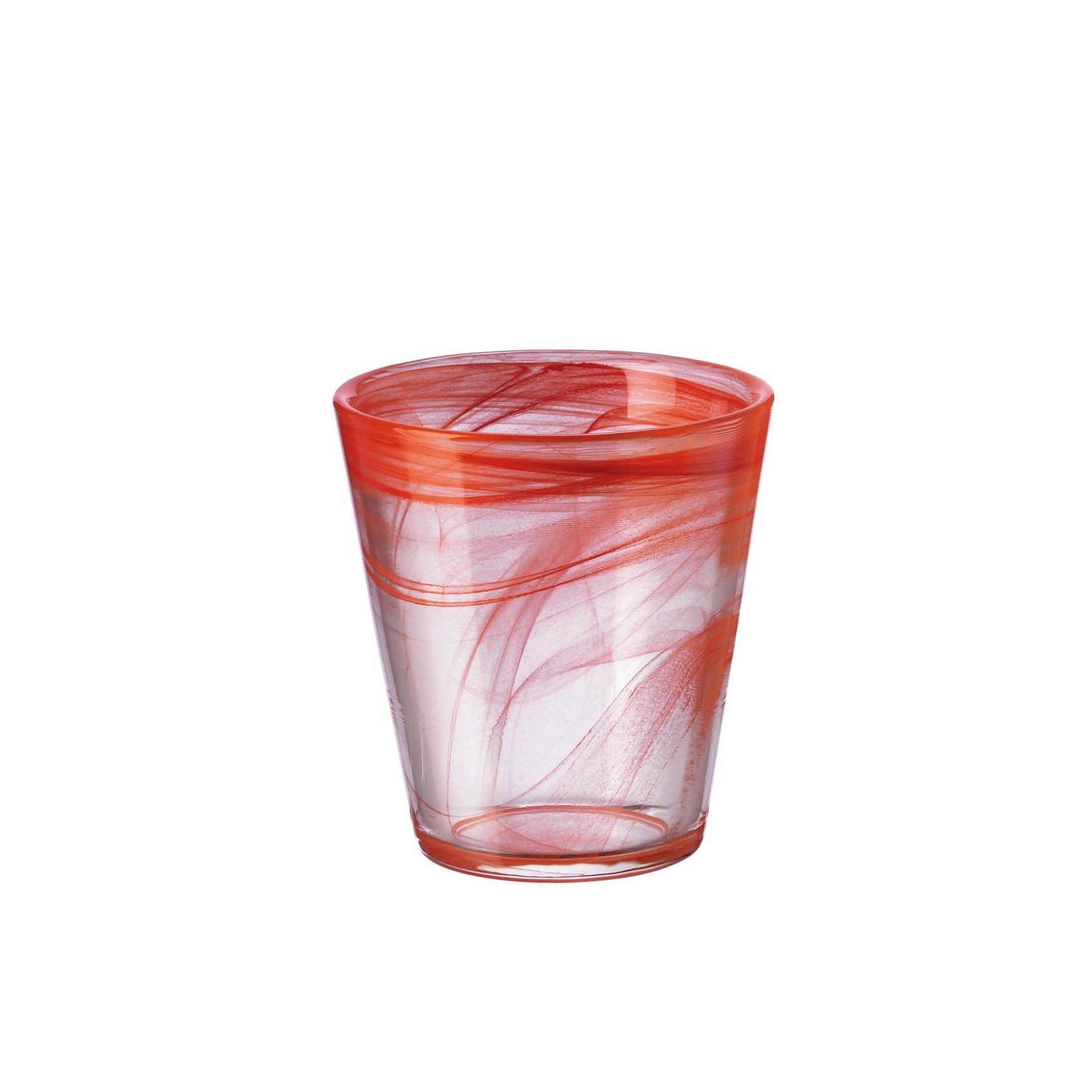 Bormioli Rocco Capri 12.5 Ounce Coral Drinking Glasses, Set of 6