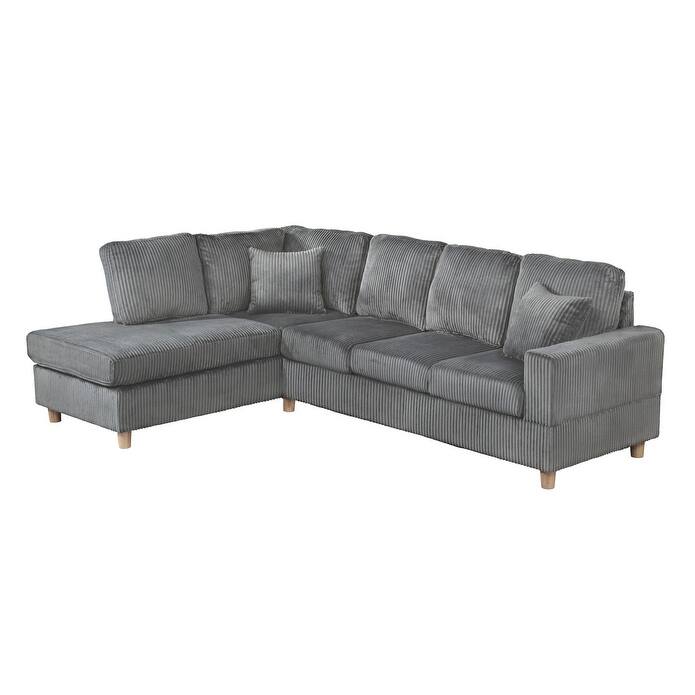 Best Quality Furniture 3-Piece Sectional - 7'9" x 10'6"