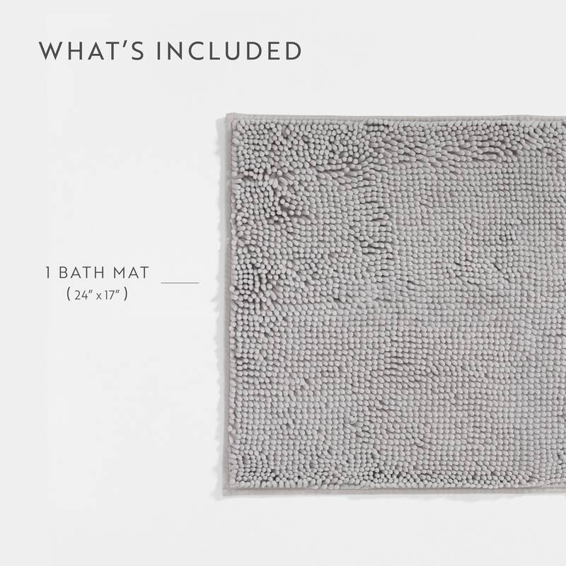 Becky Cameron Ultra Soft Chenille 24"x 17" Bath Mat