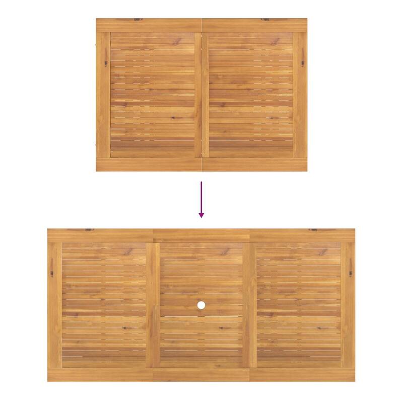 Adjustable Dining Table Set