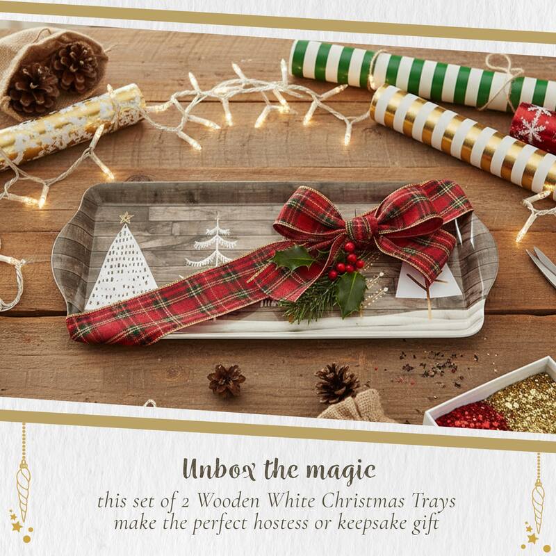 Pimpernel Christmas Trays Set