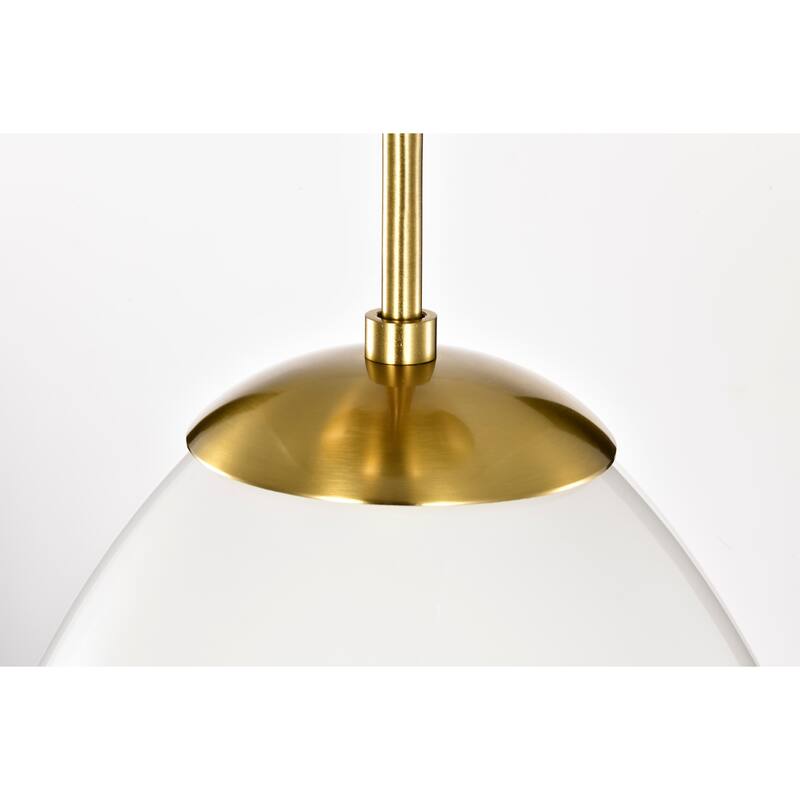 Zylo Semi-Flush Mount Metal Ceiling Lamp with Clear Glass Shade
