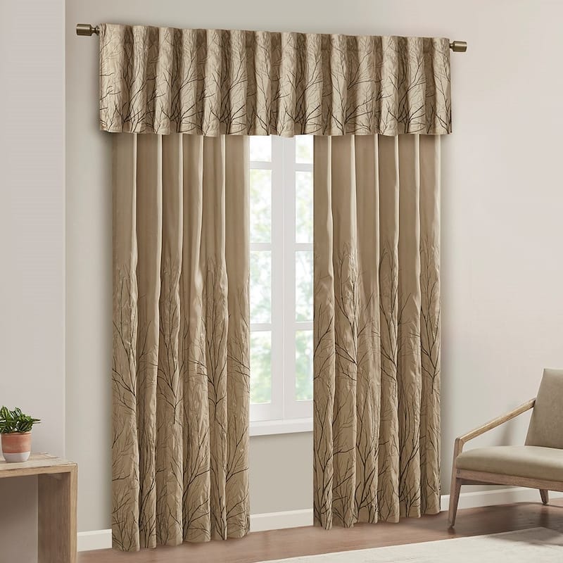 Curtain Panel(Only 1 Pc Panel) - Tan - 84 Inches
