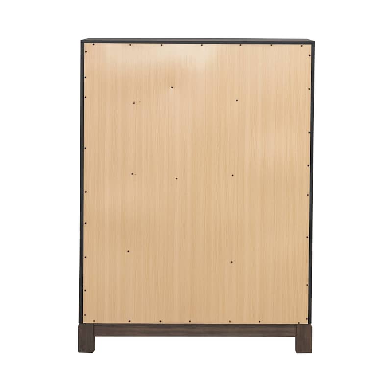 Liberty Furniture Modern Edge Upholstered Bed, Dresser & Mirror, Chest, Night Stand - King or Queen