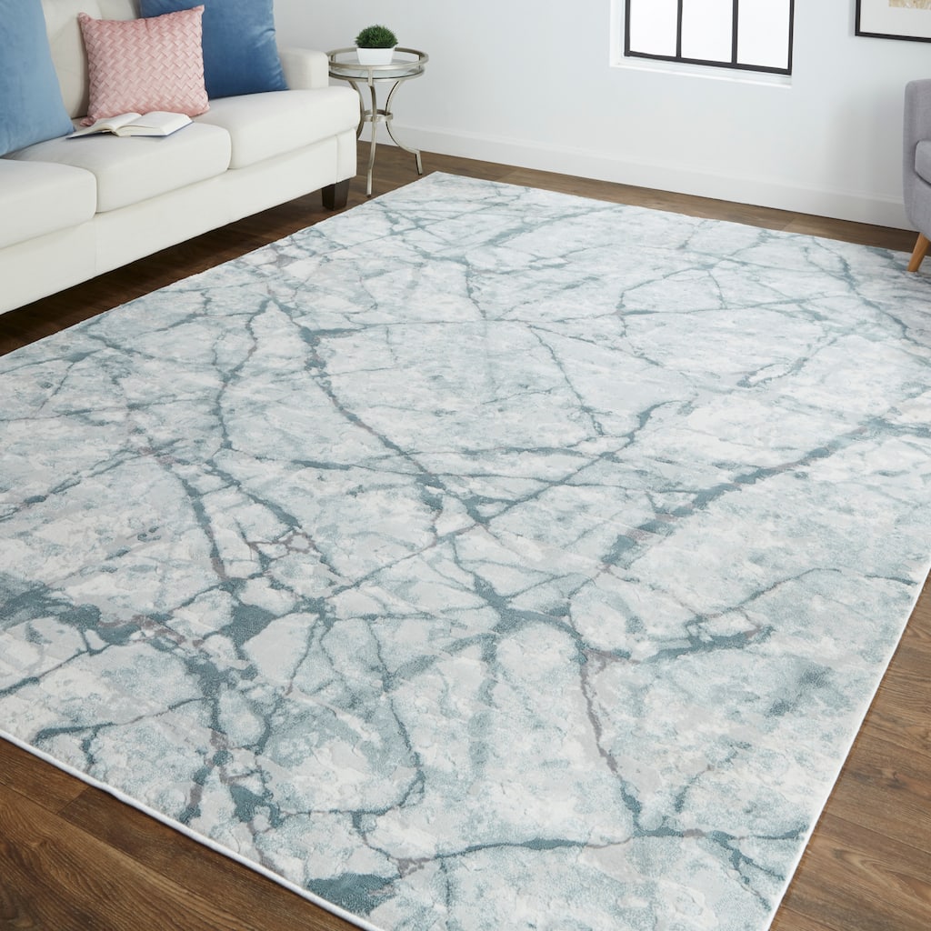 Grand Bazaar Halton Machine Made Abstract Transitional Area Rug