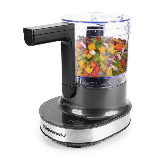 Elite Gourmet Hover Chop 4 Cup Food Chopper- EMC4423. Opens flyout.