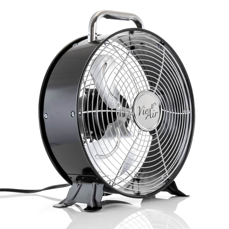 12 Inch Heavy Duty Floor Drum Fan High Velocity Metal Grill