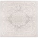 SAFAVIEH Reflection Nedelja Charming Oriental Rug - 6'7" x 6'7" Square - Light Grey/Cream