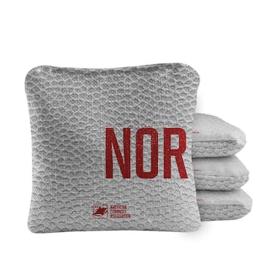 Norman Gray Dual Sided Cornhole Bags