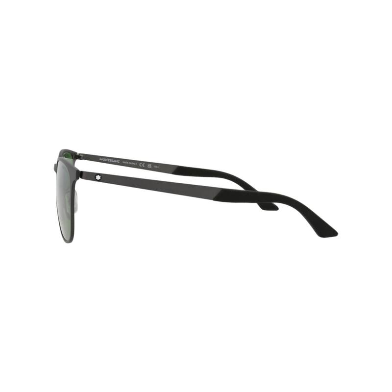 Montblanc Square-Frame Metal Sunglasses