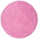 preview thumbnail 38 of 140, SAFAVIEH August Shag Solid 1.2-inch Thick Area Rug 5'3" Round - Pink