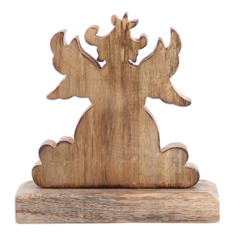Novica Handmade Tender Heaven Wood Sculpture
