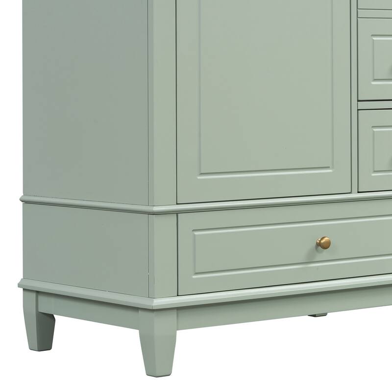 30"Freestanding Bathroom Vanity with Ceramic Sink