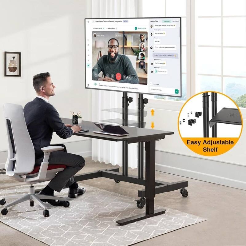 Rolling TV Stand