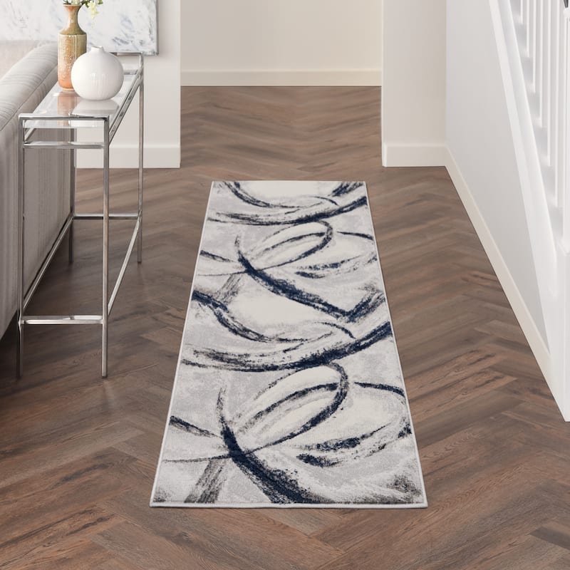 Inspire Me! Home Décor Brushstrokes Indoor only Abstract Area Rug