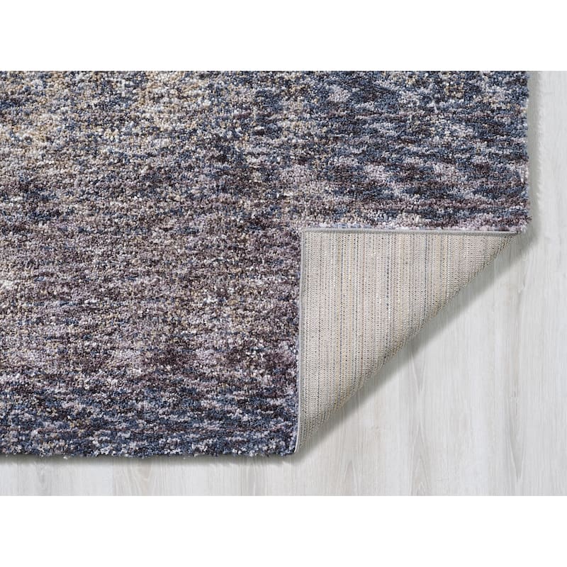 Domani Plush Mid-Century Casually Heathered Shag Area Rug