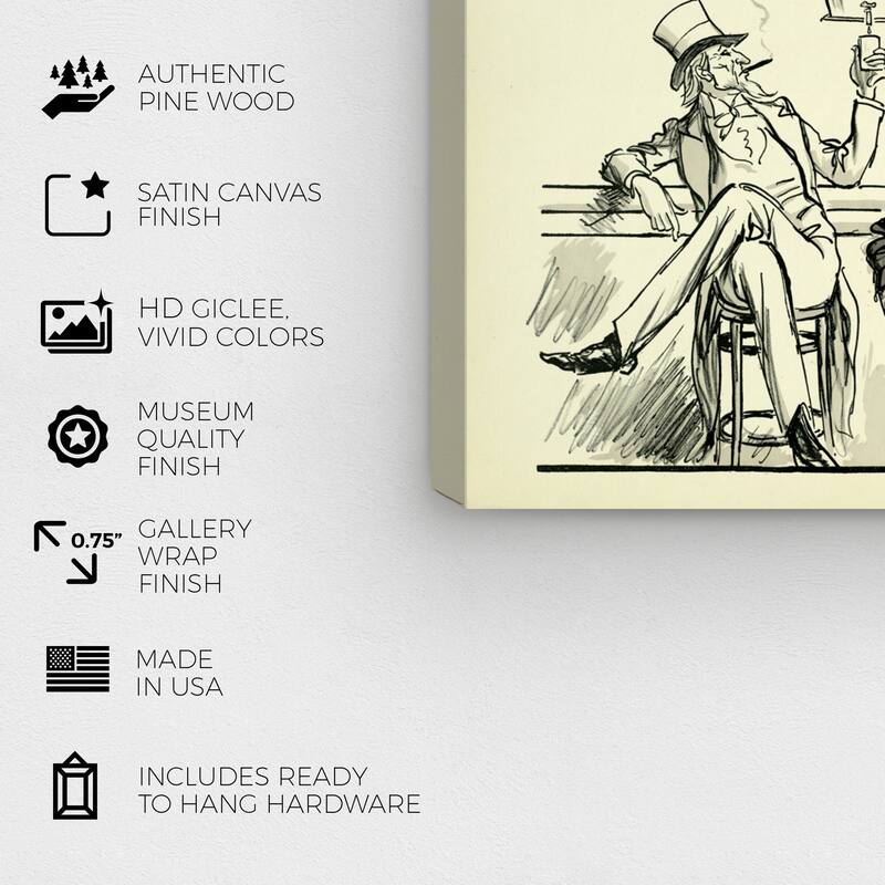 Wynwood Studio 'EAU FILTREE' Advertising Wall Art Canvas Print
