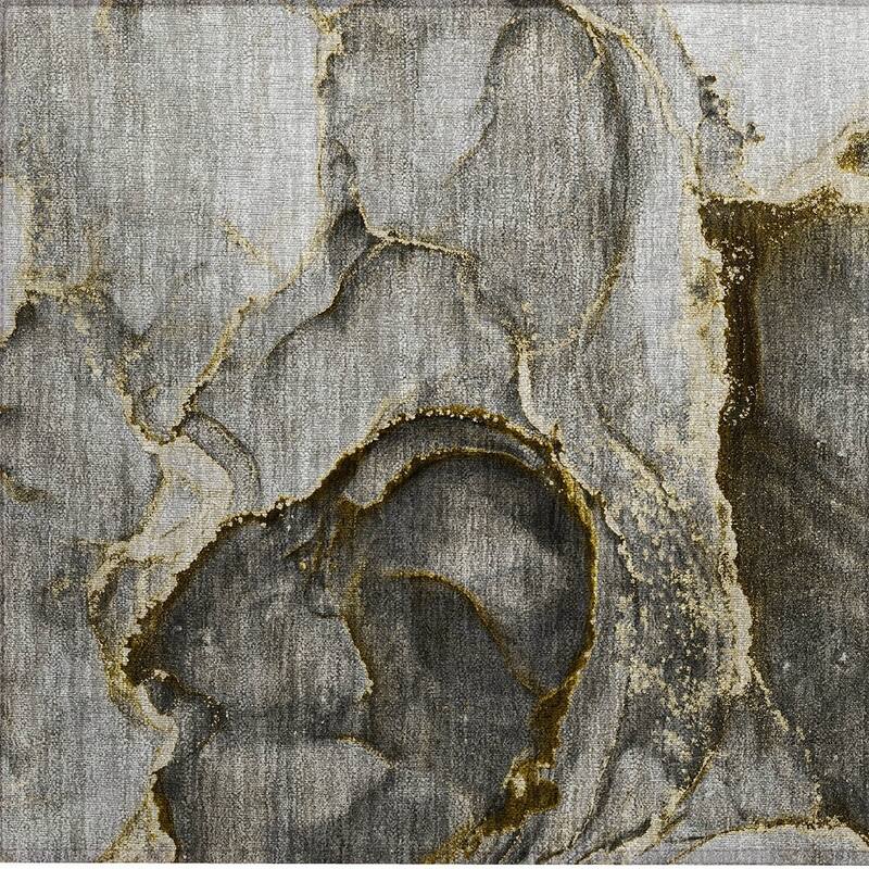 Galu Contemporary Abstract Weather Resistant Current & Stylish Outdoor Rug