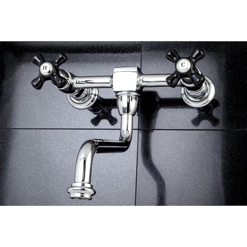 Kingston Brass Duchess 1.2 GPM Wall Mounted Bathroom Faucet - Includes