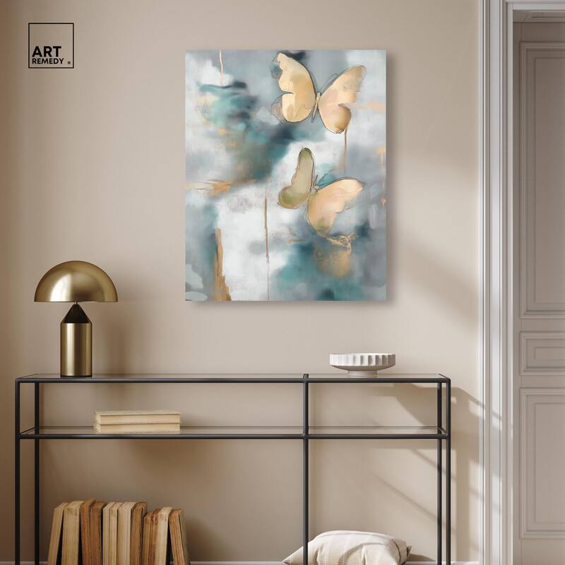 Butterflies Dream I Canvas by Art Remedy, Gallery Wrapped
