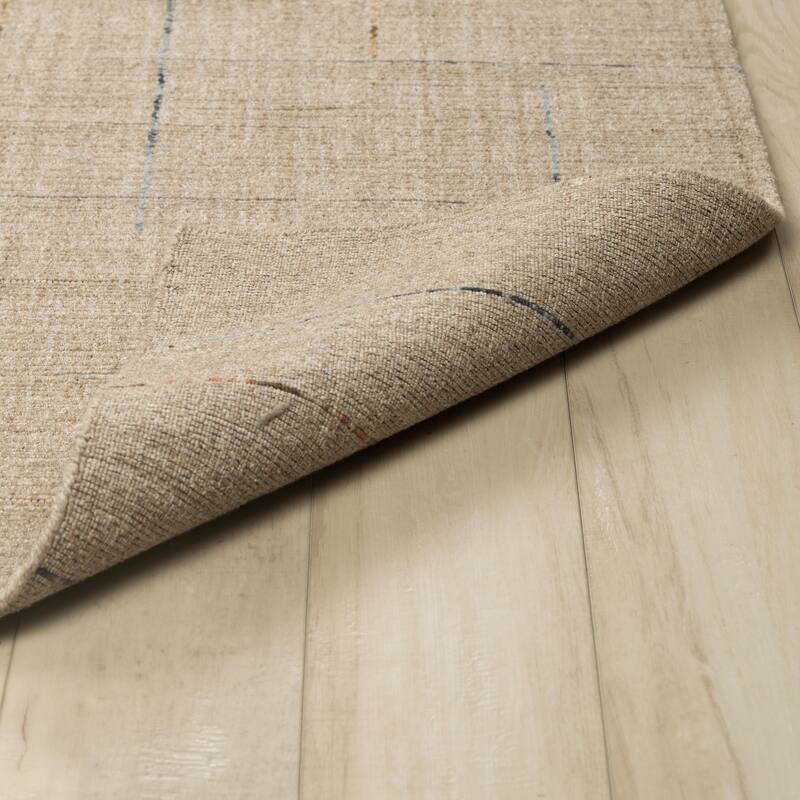 Alora Decor Chic Hand Loomed Abstract Lined Rug