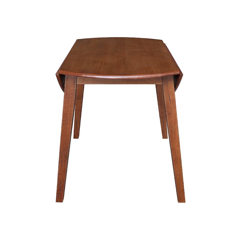 42 in. Solid Wood Round Dual Drop Leaf Table Bed Bath & Beyond 39954396