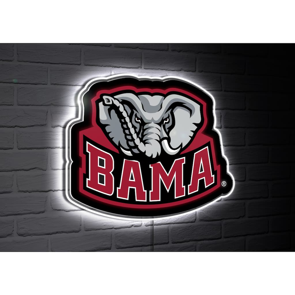 University of Alabama College Mascot Plug-In LED Lighted Sign