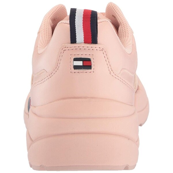 tommy hilfiger pink tennis shoes
