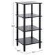 preview thumbnail 35 of 38, SAFAVIEH Home Dilyn 4 Tier Shelving Unit - 16" W x 16" D x 36" H