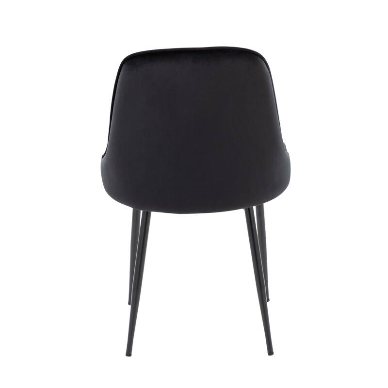 Silver Orchid Naldi Contemporary-Glam Velvet Dining Chair (Set of 2)