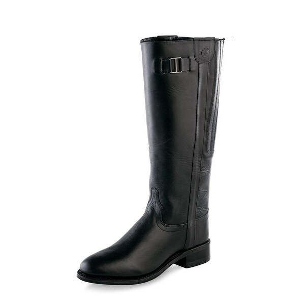 ladies tall black boots