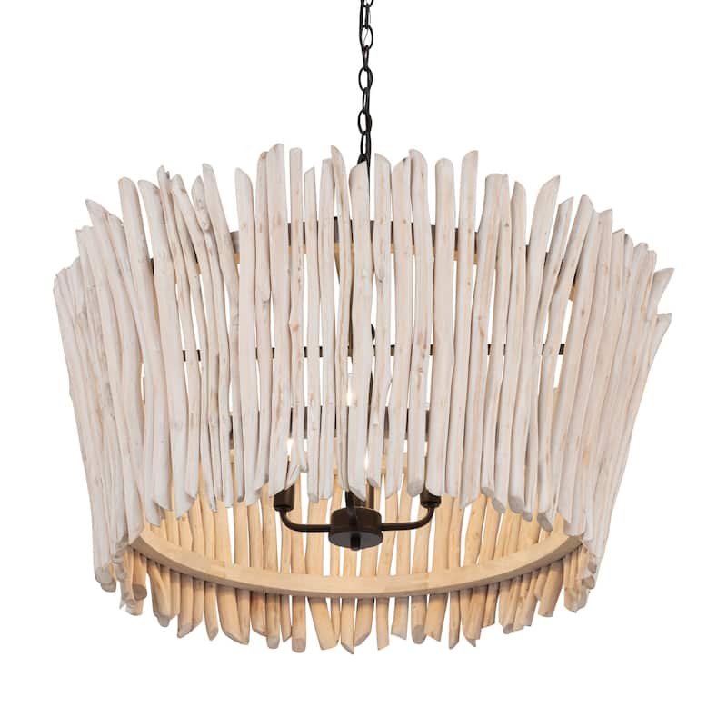 Maxim 22426 Baywood 4 Light 30" Wide Drum Chandelier